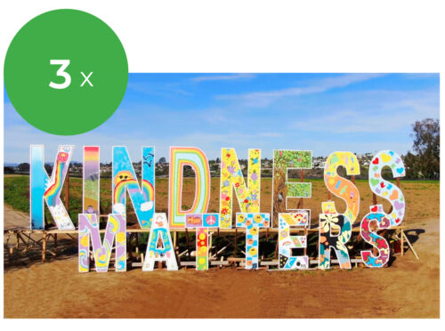 KINDNESS MATTERS Magnets – Iconic Carlsbad Landmark: Set of 3