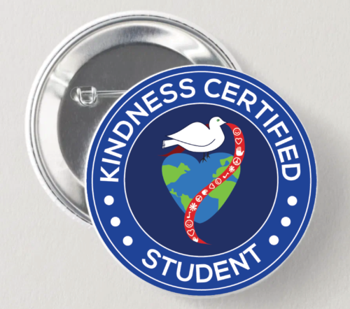 Kindness Certified Student Backpack Button – Set of 36